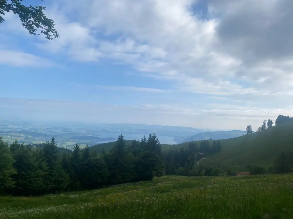 View from Mount Rigi towards Lake Zug